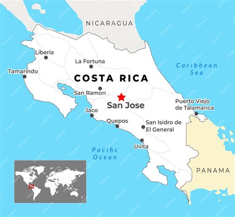 costa rica capital|ubicacion de costa rica.